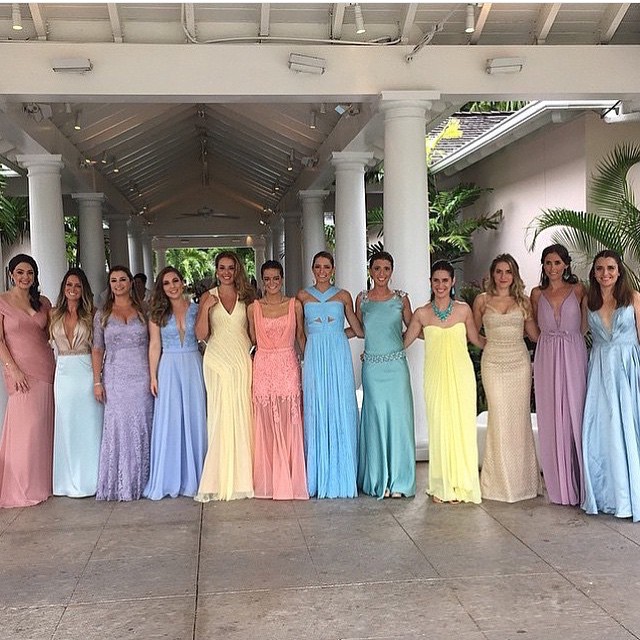 candy color madrinhas