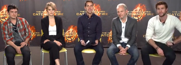 Catching Fire's Cast Interview (Nov. 6)