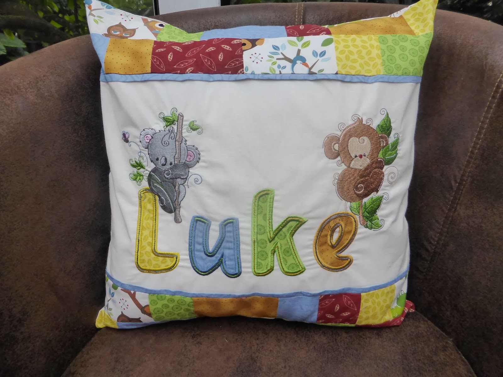 Vicki's Fabric Creations Personalized Name Pillow Tutorial ready for