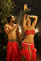 Bollywood and Tollywood acress Shriya Saran in  Chandra, hot sexy saree, navel show, cleavage show