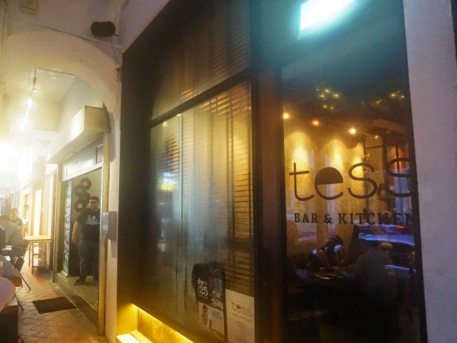 Pinkypiggu Tess Bar Kitchen Seah Street Great Chill Out Place For Food Drinks