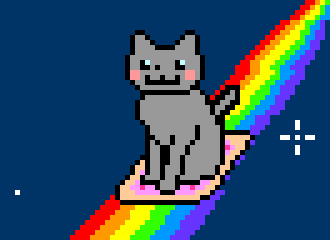 Świat Simów z Dawidem!: Nyan Cat