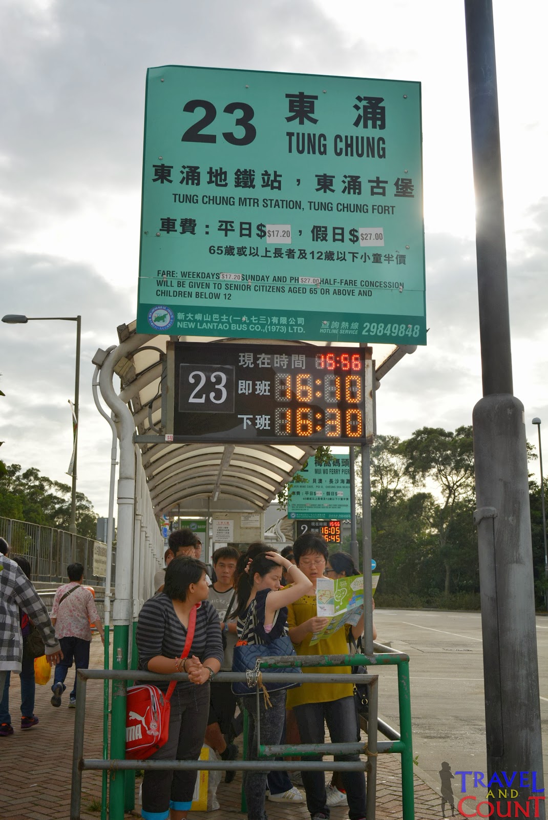 Bus Line going back to Tung Chung Bus Line going back to Tung Chung