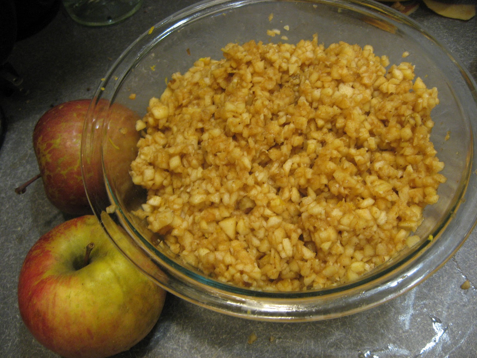 Happy Home 2 Haroset recipes (chopped apples, nuts & cinnamon)
