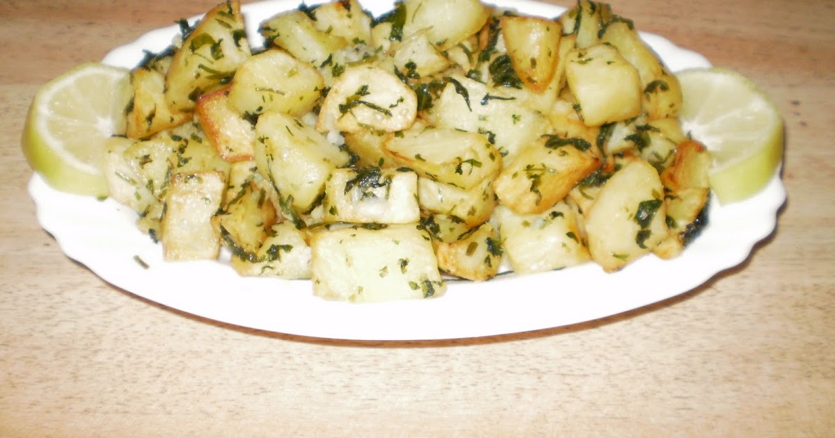 Lebanese Recipes Potatoes in Green Chili Sauce Batata Harra