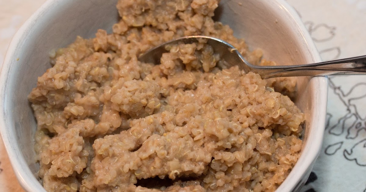 and she cooks too! Quinoa Oat Breakfast Porridge with Winter Spices