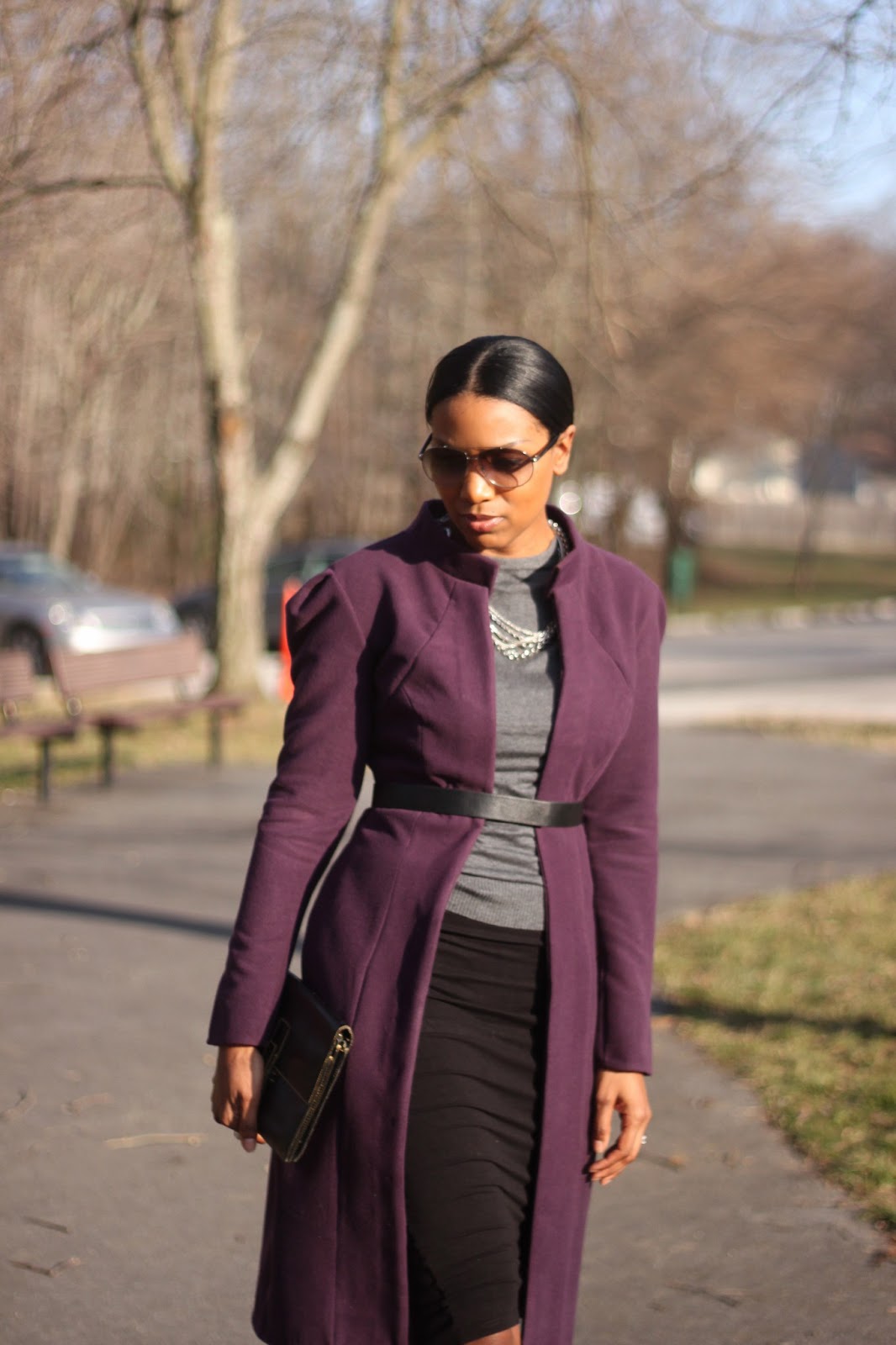 DIY Eggplant Coat Beaute' J'adore