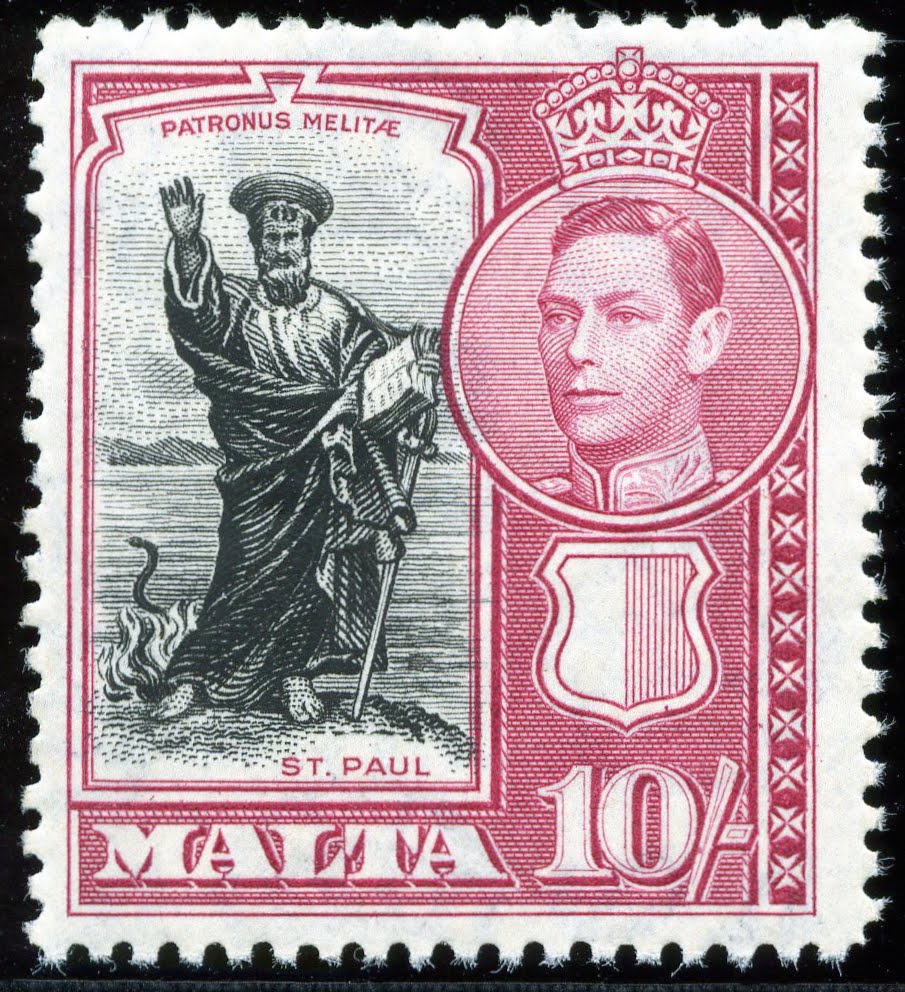 King VI Postage Stamps Malta Postage Stamps 1937 1951