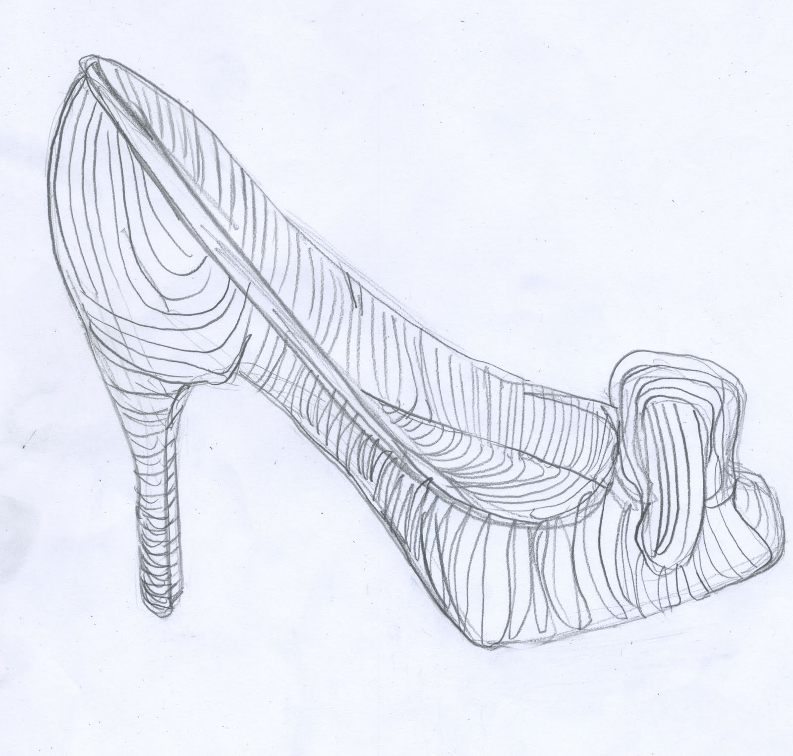 Contour Drawing Shoe