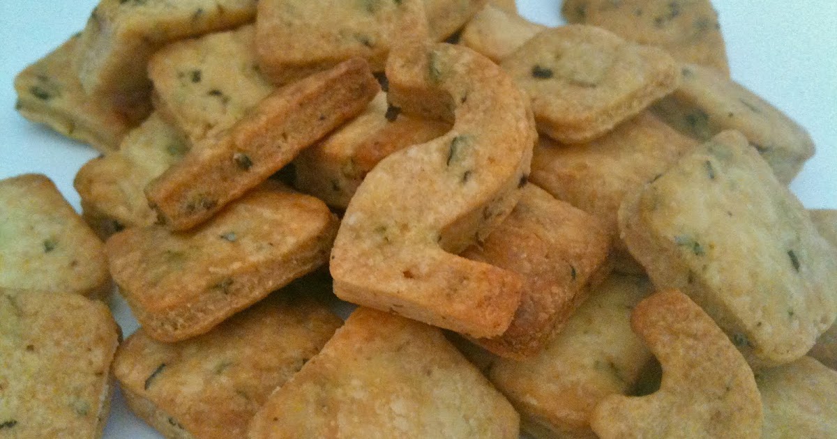 zondersuiker Zoute crackers.