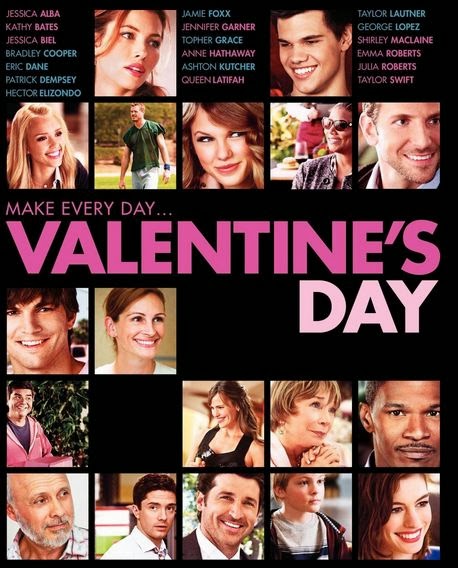 Cover art for the film, Valentine's Day