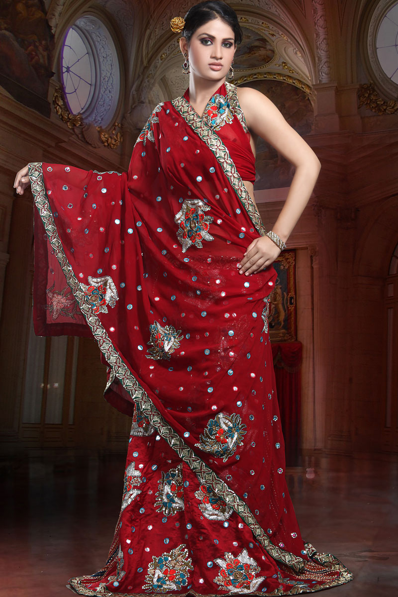 Hot HD Brdial Lehenga Choli Designs Pakistani Purple Sarees With Indian
