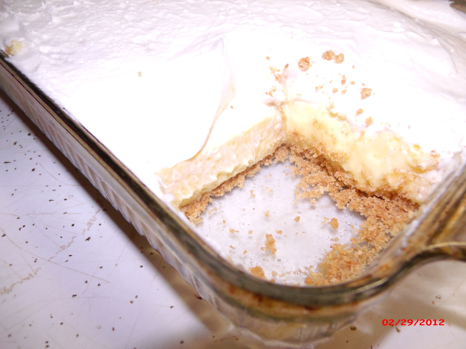 COUNTRY WHISPERS BananaPineapple Layered Dessert