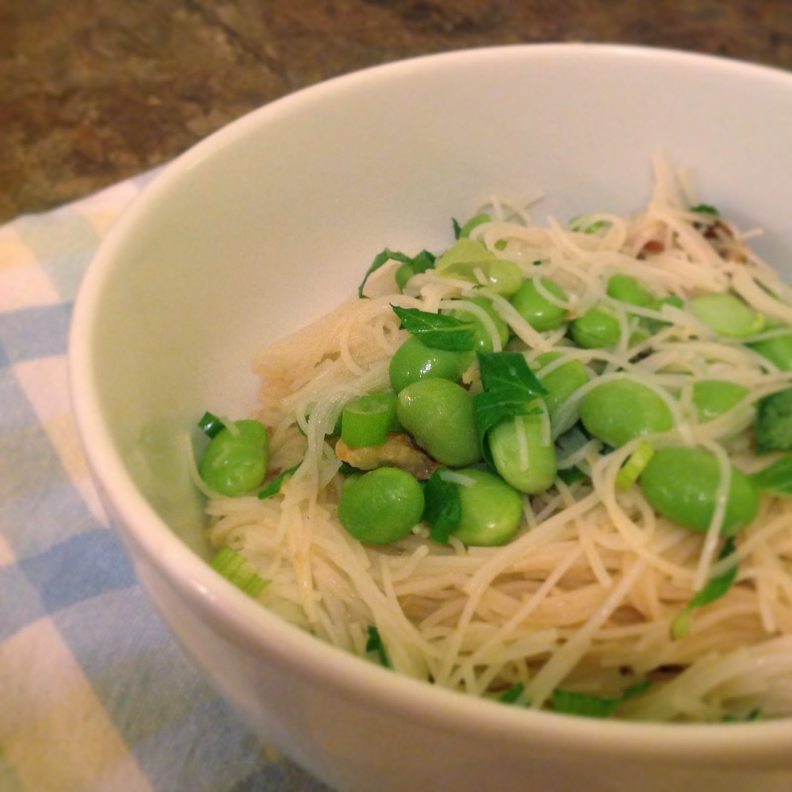 Ottolenghi's Warm Glass Noodles and Edamame