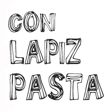 Con lápiz pasta