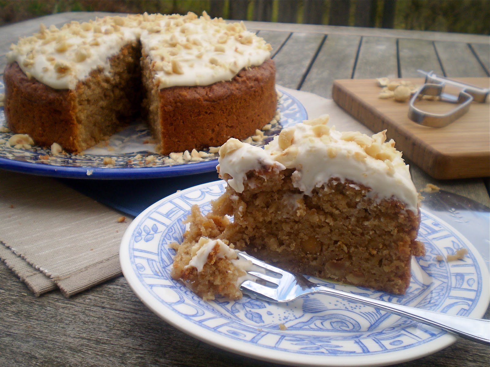 All that Glisters is not Gold spiced parsnip and hazelnut cake with