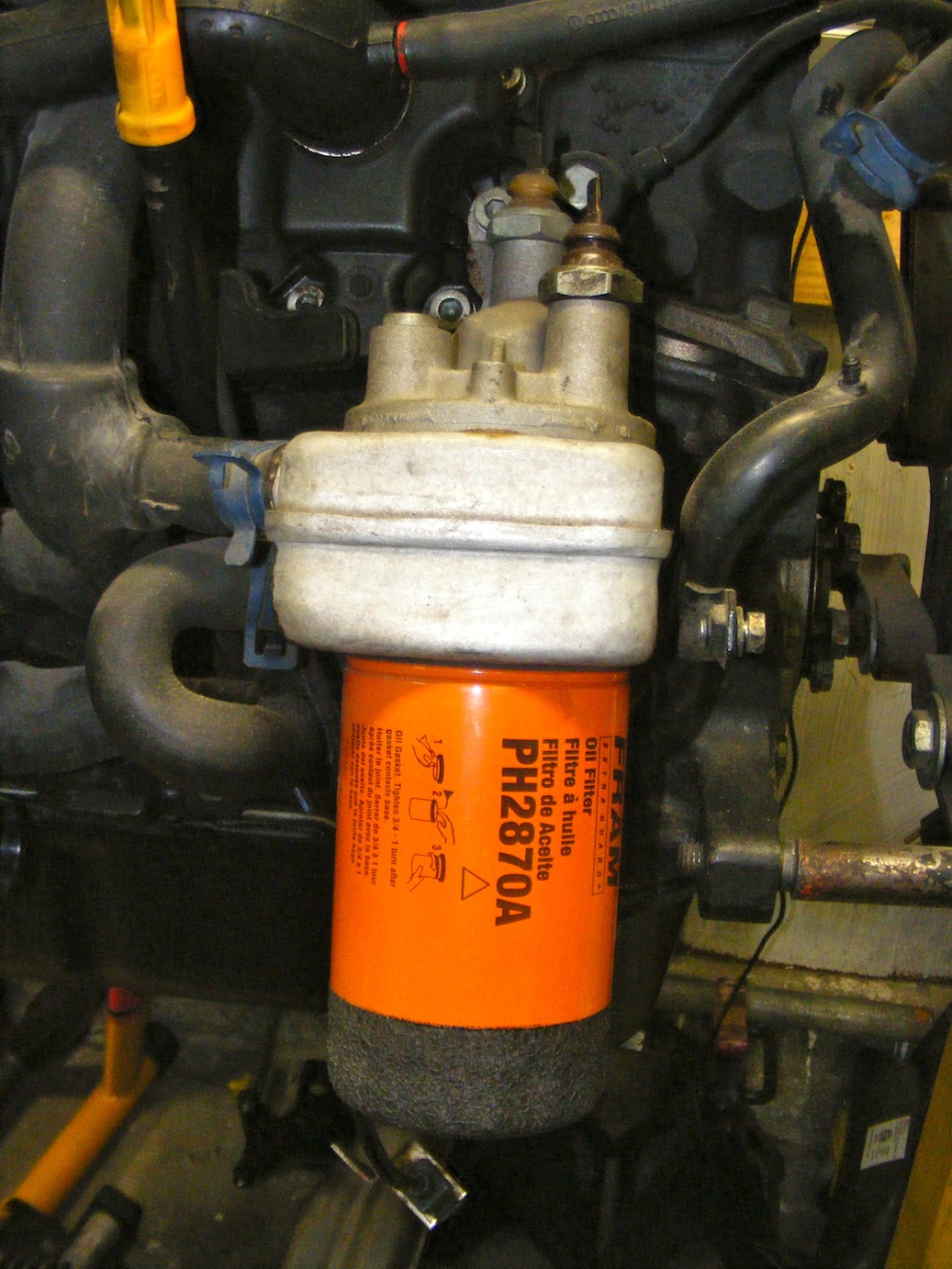 VW MKII Golf GL project Installing an External Oil Cooler