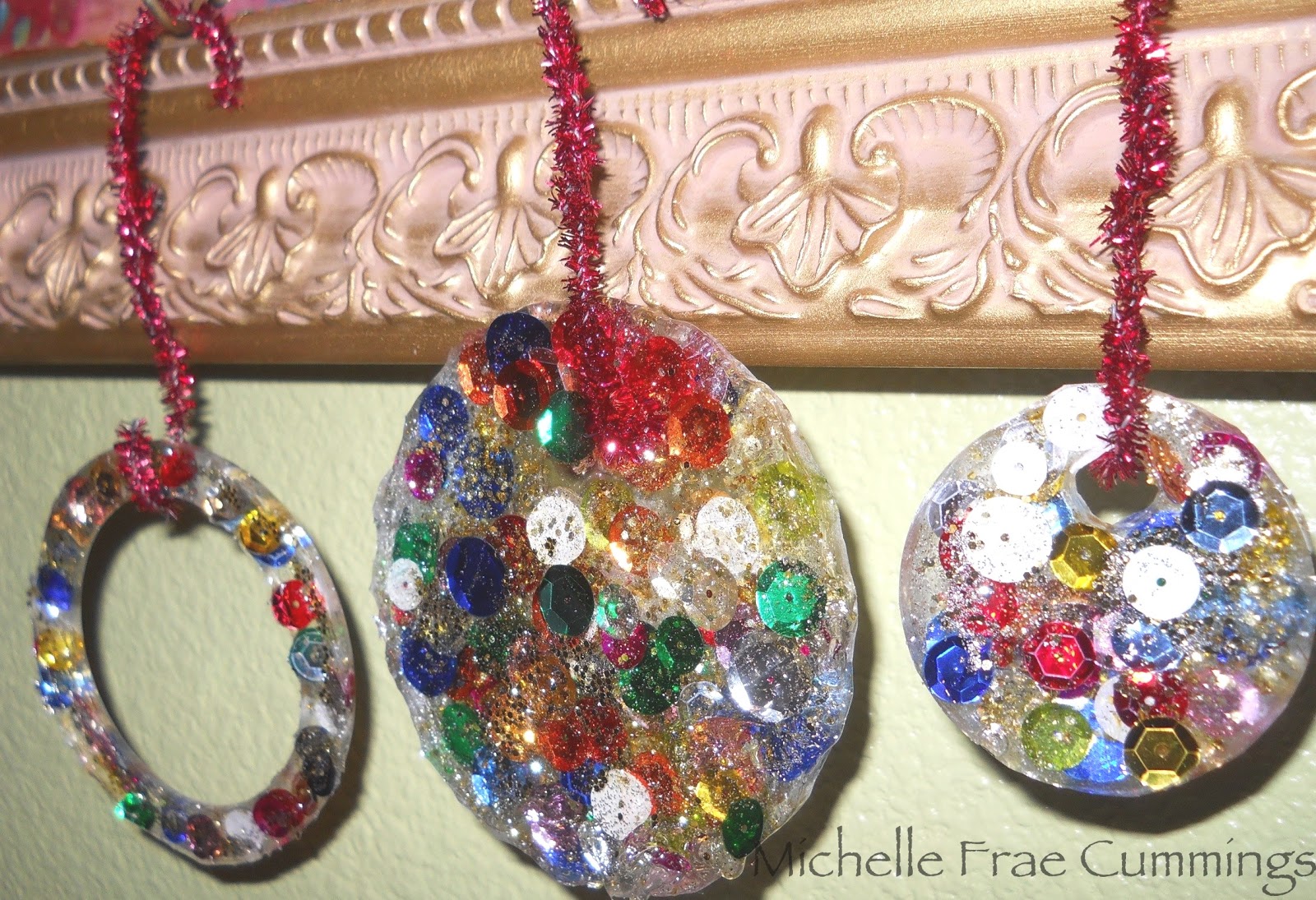 Amazing Casting Products Sequined Christmas Ornaments