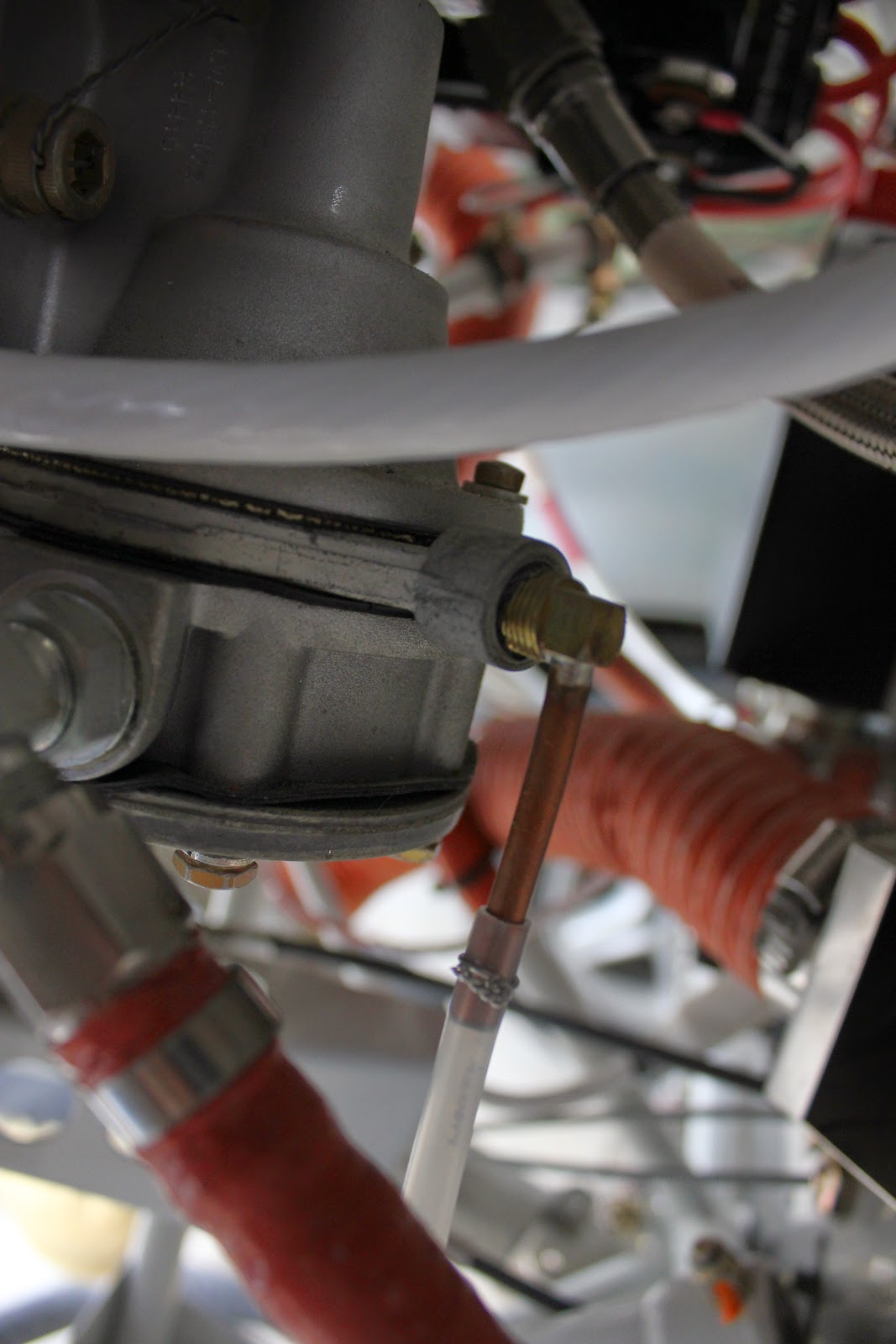 Larry's Airplane Fuel Pump Overflow Line