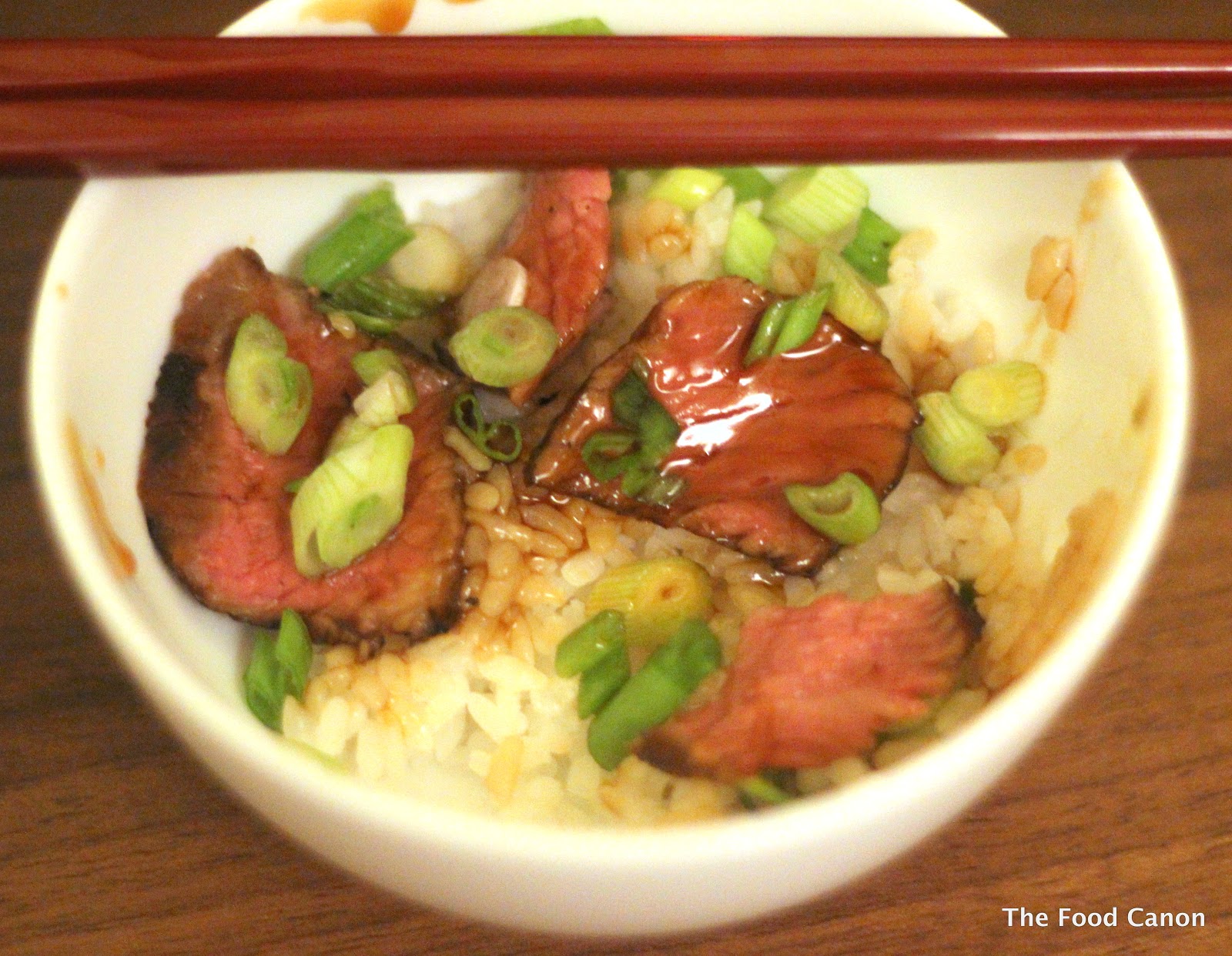 Gyudon Japanese Rice Beef Bowl, using Slow Cooked ShortRib Beef The Food Canon