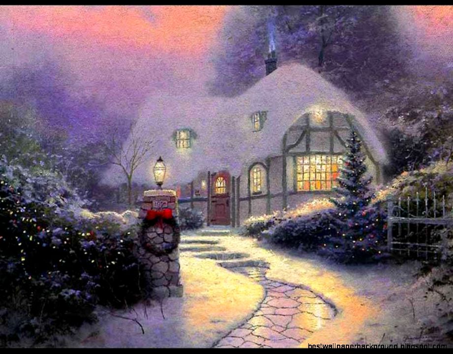 Winter Christmas Cottage Scenes Winter Christmas Cottage Scenes