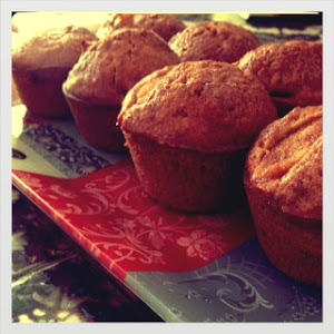 Pear and Cinnamon muffins