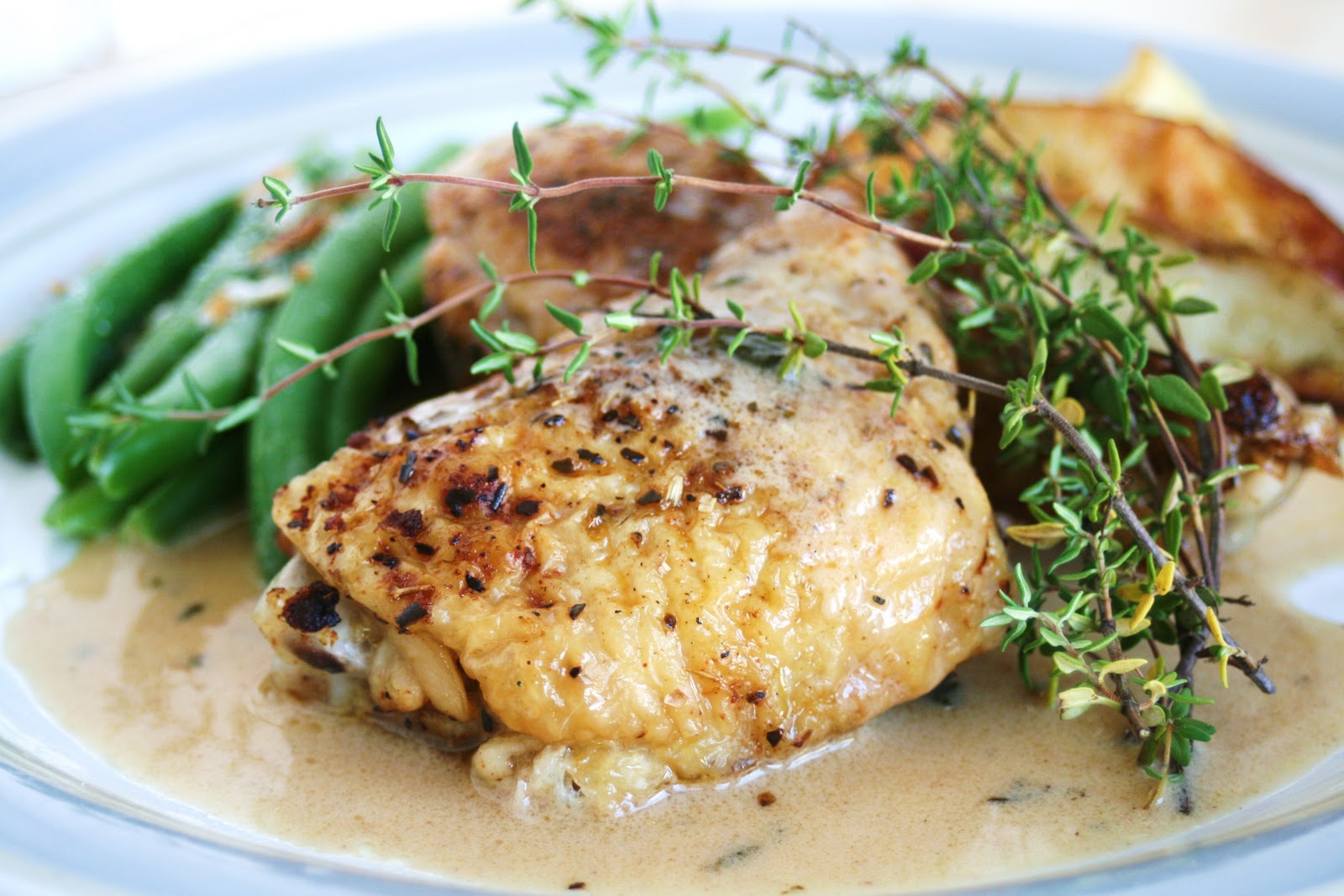 I Thee Cook Roasted Chicken In Mascarpone Mustard Marsala Sauce