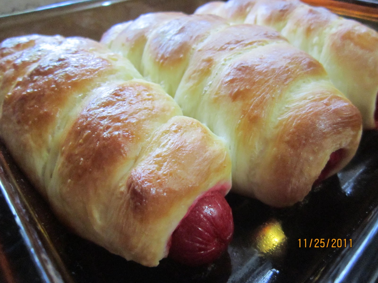 The Queen can cook Hot Dog Wraps