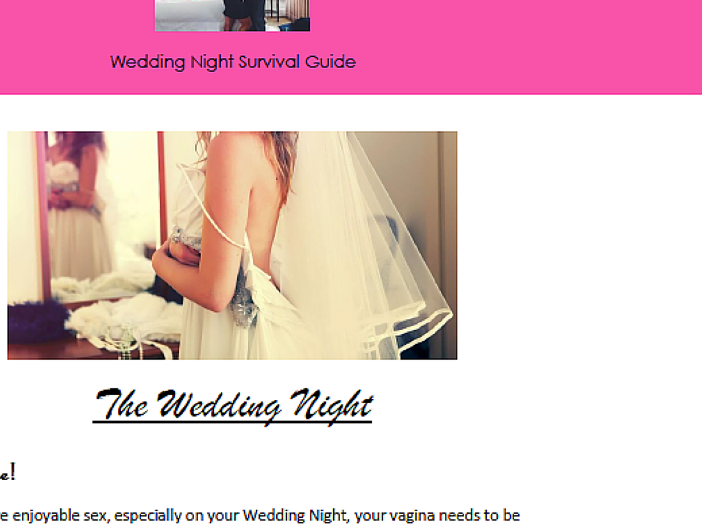 Learn How to Have A Blissful Wedding Night with the Wedding Night