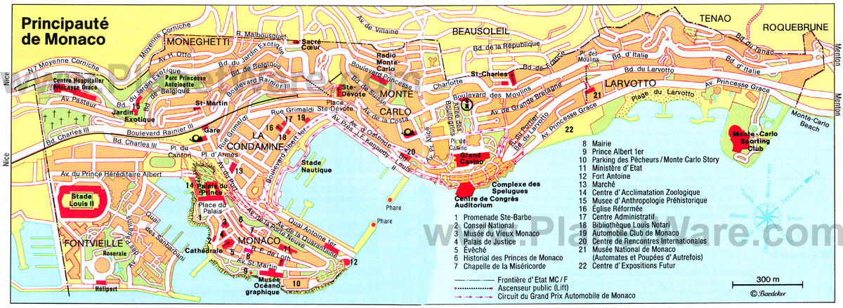Genoa Walking Tour Map Genoa Walking Tour Map