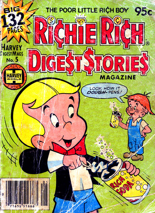 80 Page Giant: Richie Rich: It's funny because he's RICH.