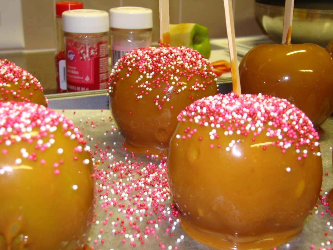 Something Different For Dinner Festive Caramel Apples