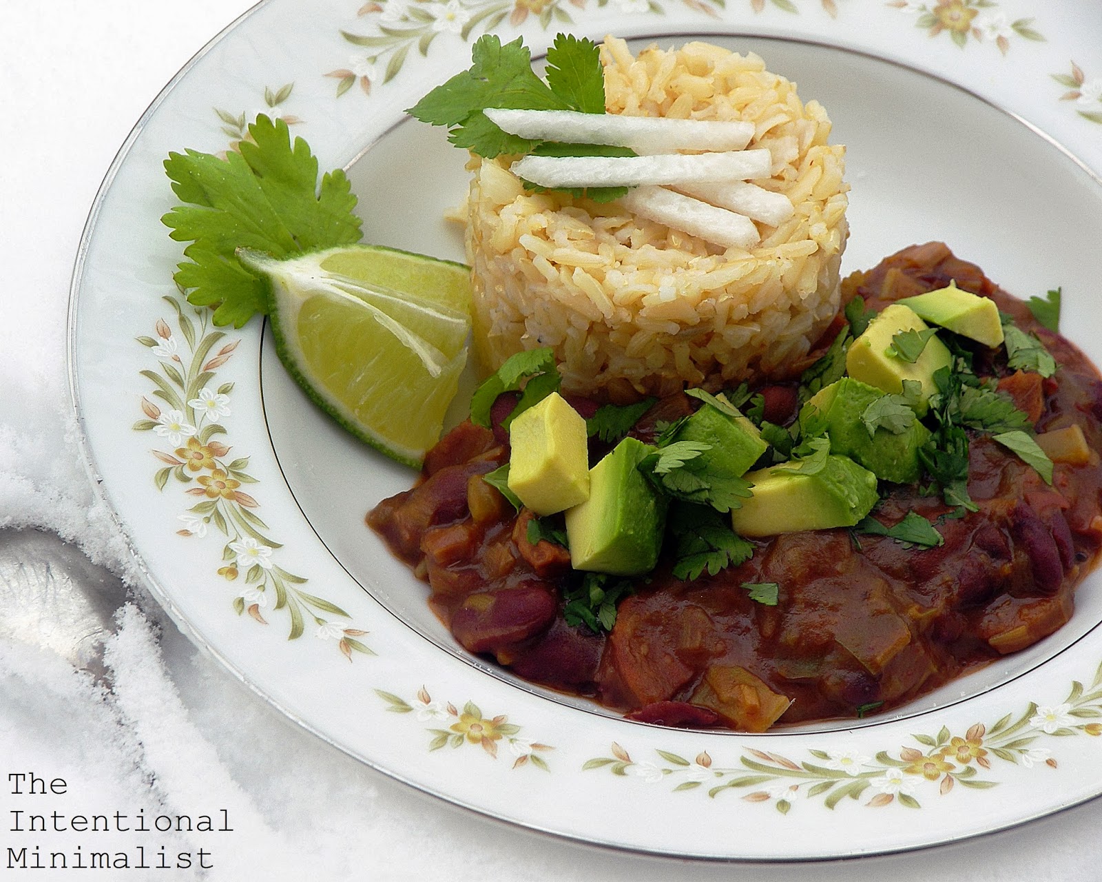 Chipotle Beans, Chorizo and Rice The Intentional Minimalist
