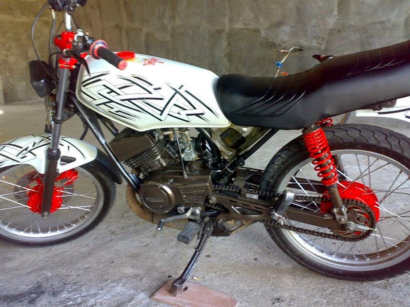 7 Foto RX King Modifikasi Airbrush Keren - Variasi Motor Mobil Terbaru