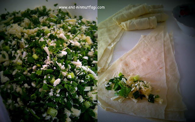 YEŞİL SOĞANLI VE 3 PEYNİRLİ SİGARA BÖREĞİ ENDİNİN MUTFAĞI