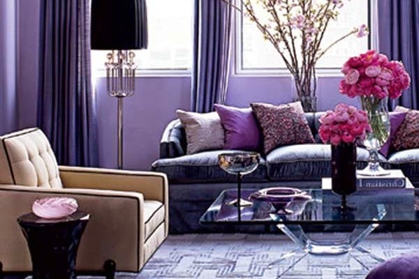 Desain Interior Ruang Tamu Nuansa Ungu | desain ruang tamu interior warna ungu desain properti Desain Interior Ruang Tamu Nuansa Ungu | desain ruang tamu interior warna ungu desain properti