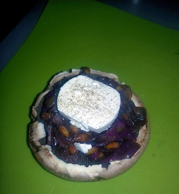 Food Eats Quick Portobello Lunch (or appetizer)