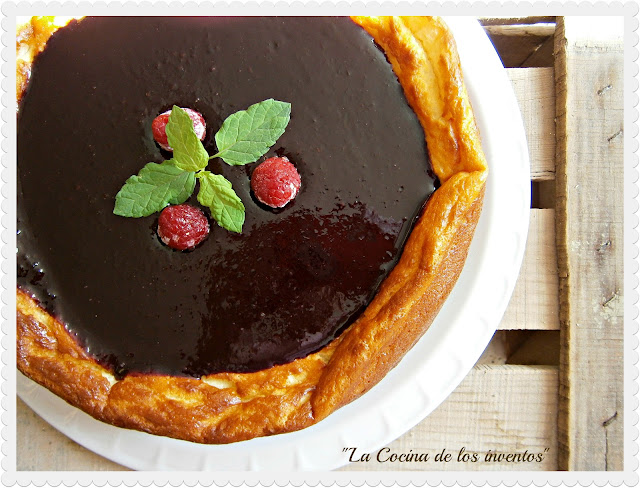 Tarta De Queso Con Cobertura De Moras
