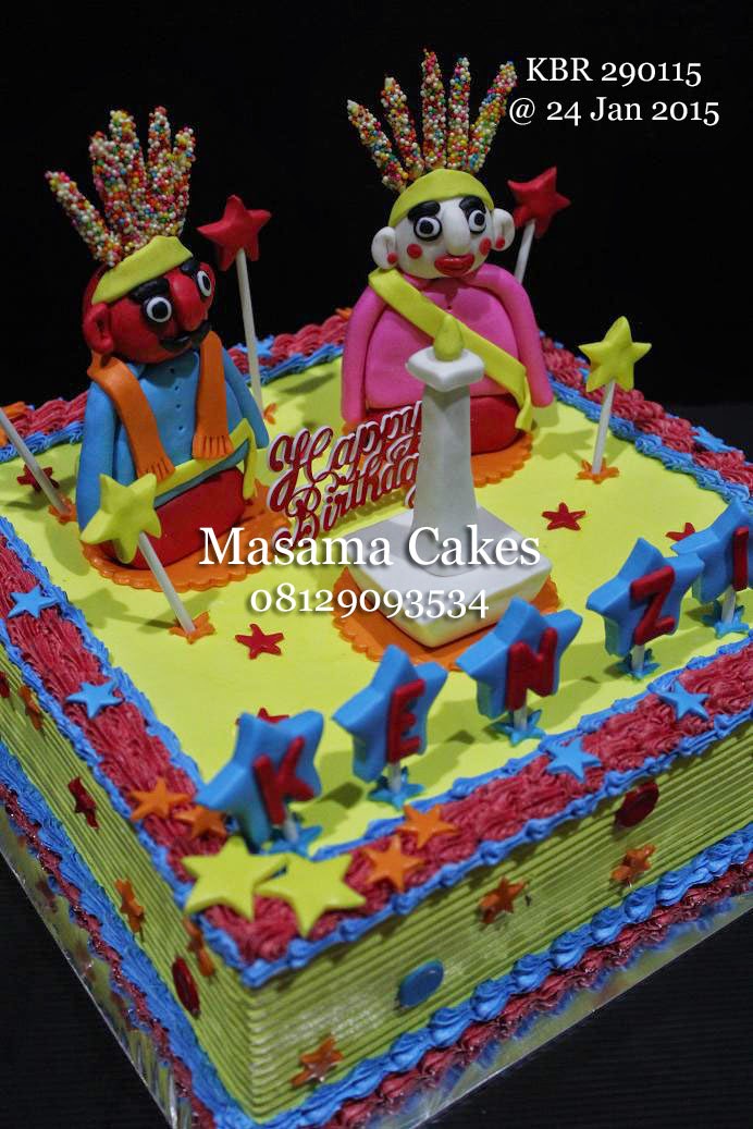 Masama Cakes Ondel Ondel Birthday Cake For Kenzie&hellip;.