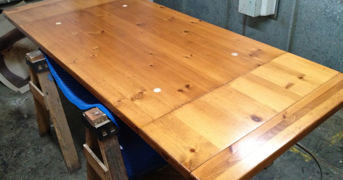 The Craftsman Custom Color for Pine Table