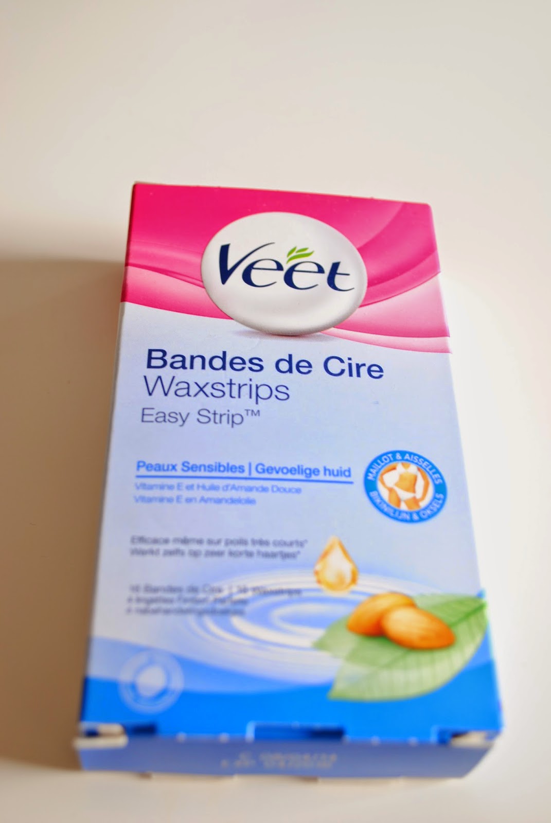 Ellyblabla Veet Waxstrips voor oksels en bikinilijn.