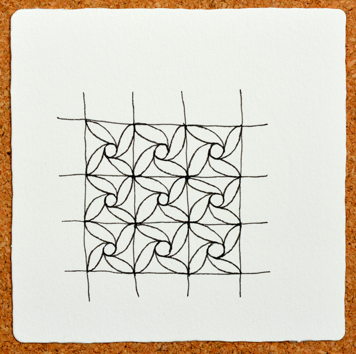 Zentangle Well (a new tangle!)