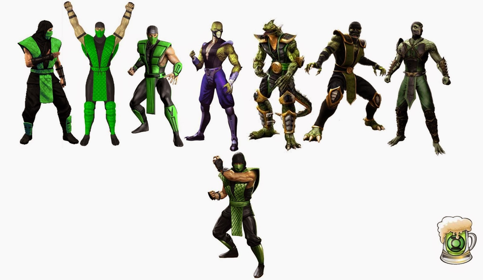 Mortal Kombat: veja a evolução dos principais personagens da