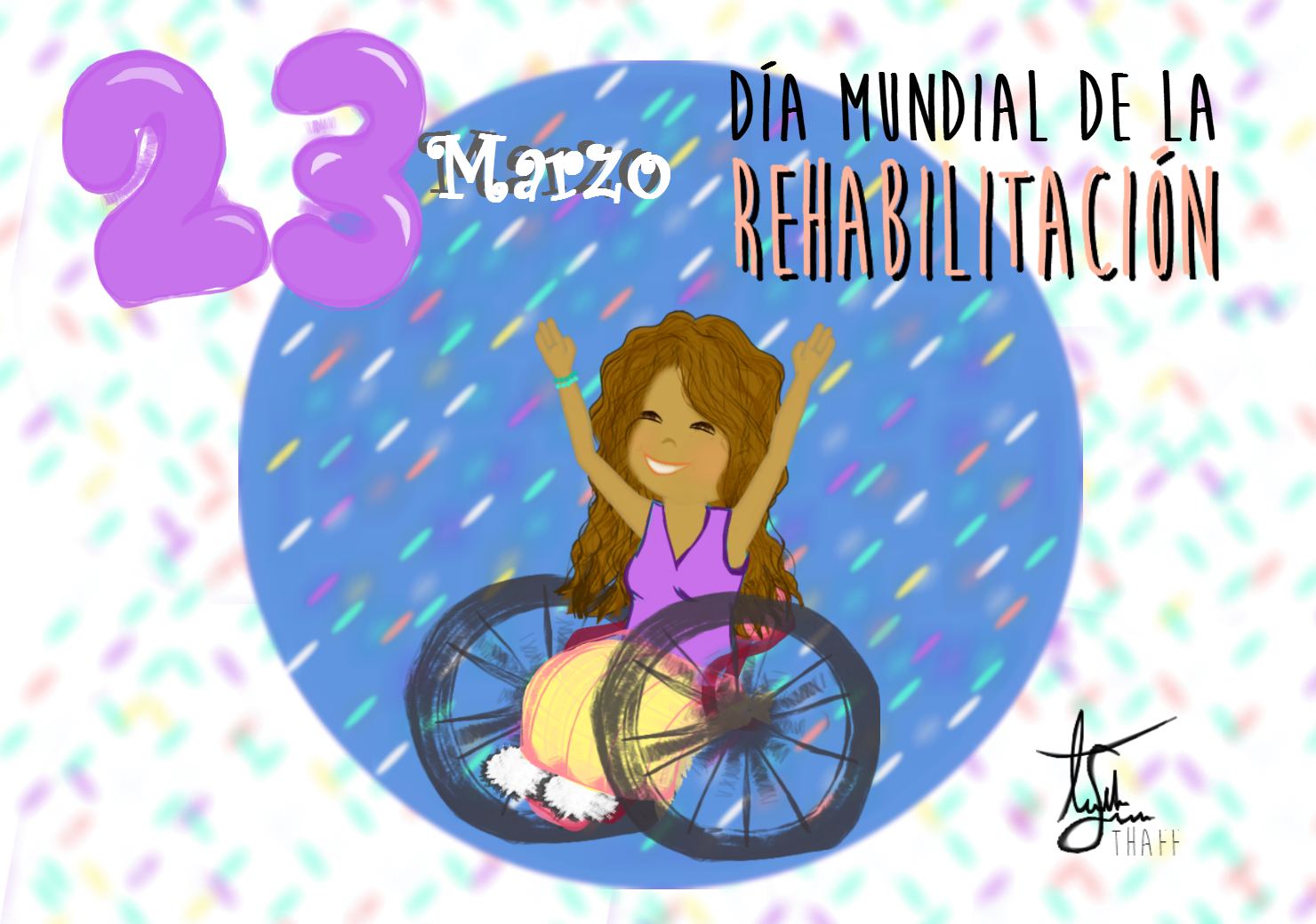 THAFF 23 marzo. Día mundial de la rehabilitación.
