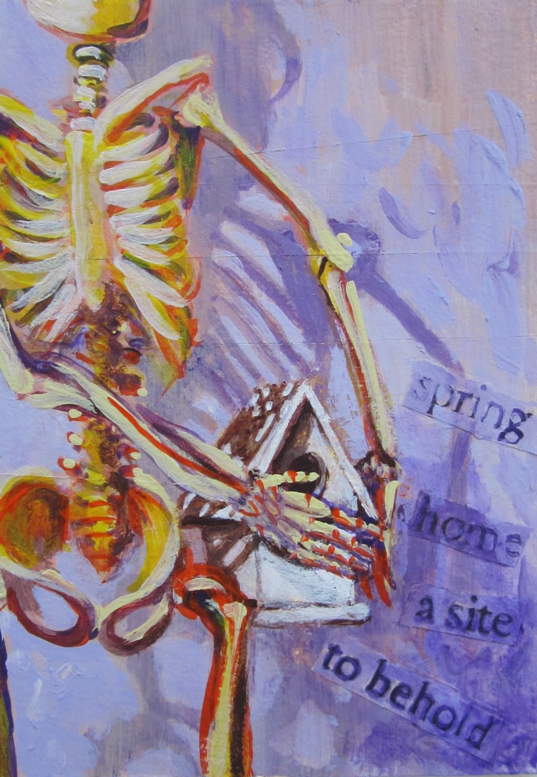 skeleton holding rose