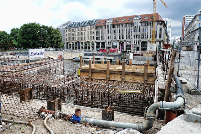 Baustelle Museumsinsel, Friedrichsbrücke, Brückensanierung, Bodestraße, 10178 Berlin, 16.06.2013