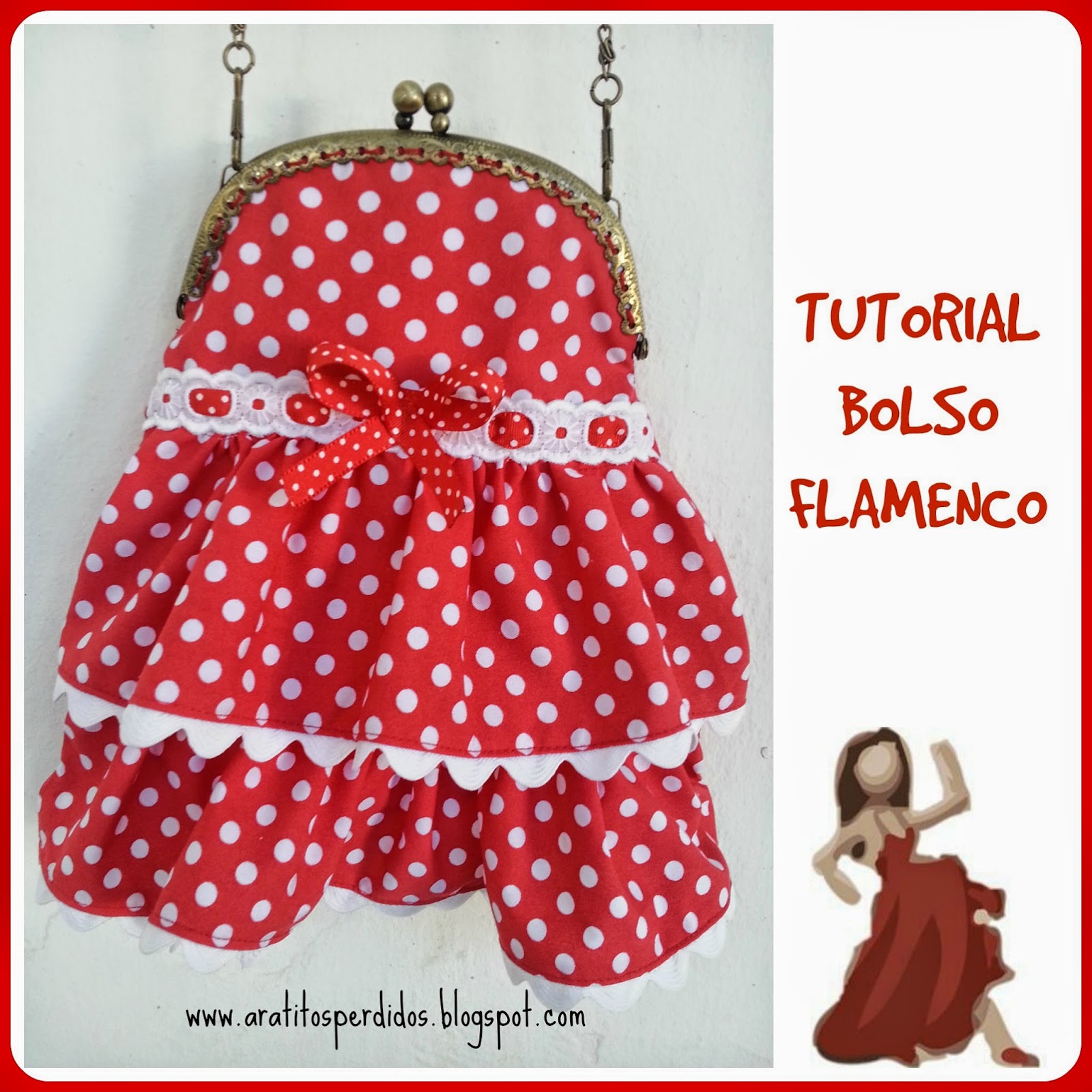 BOLSO CRUZADO FLECO DIBUJO - Victoria - Moda Flamenca