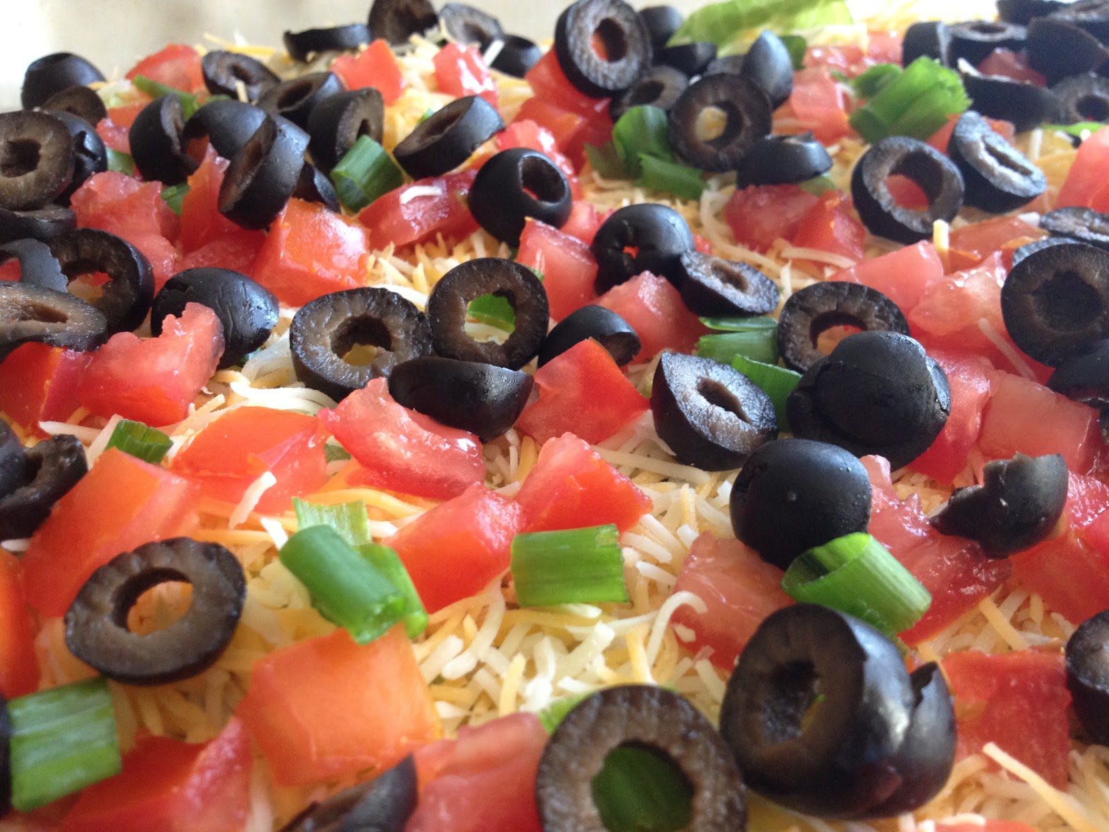 The HodgePodge Gallery Taco Dip with Greek Yogurt