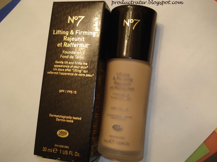 Productrater! Review Boots No 7 Lifting and Firming Foundation