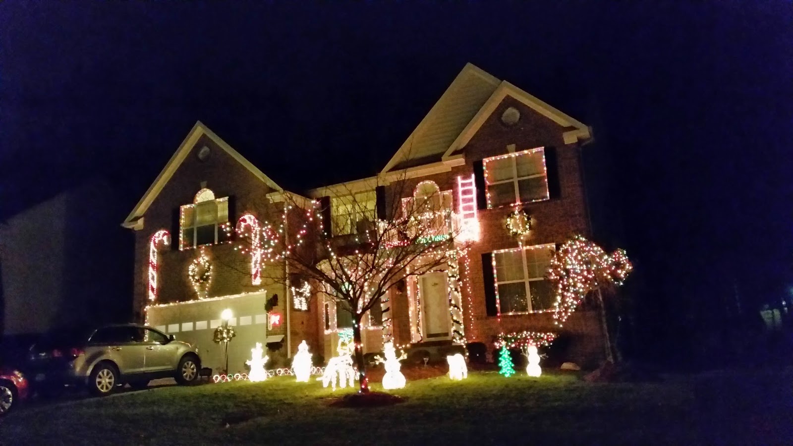 Woodbridge VA Holiday Lights As Seen On My Way Home Claudia S. Nelson